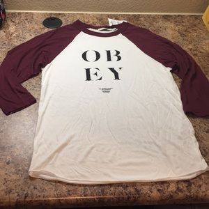 OBEY Baseball T-Shirt